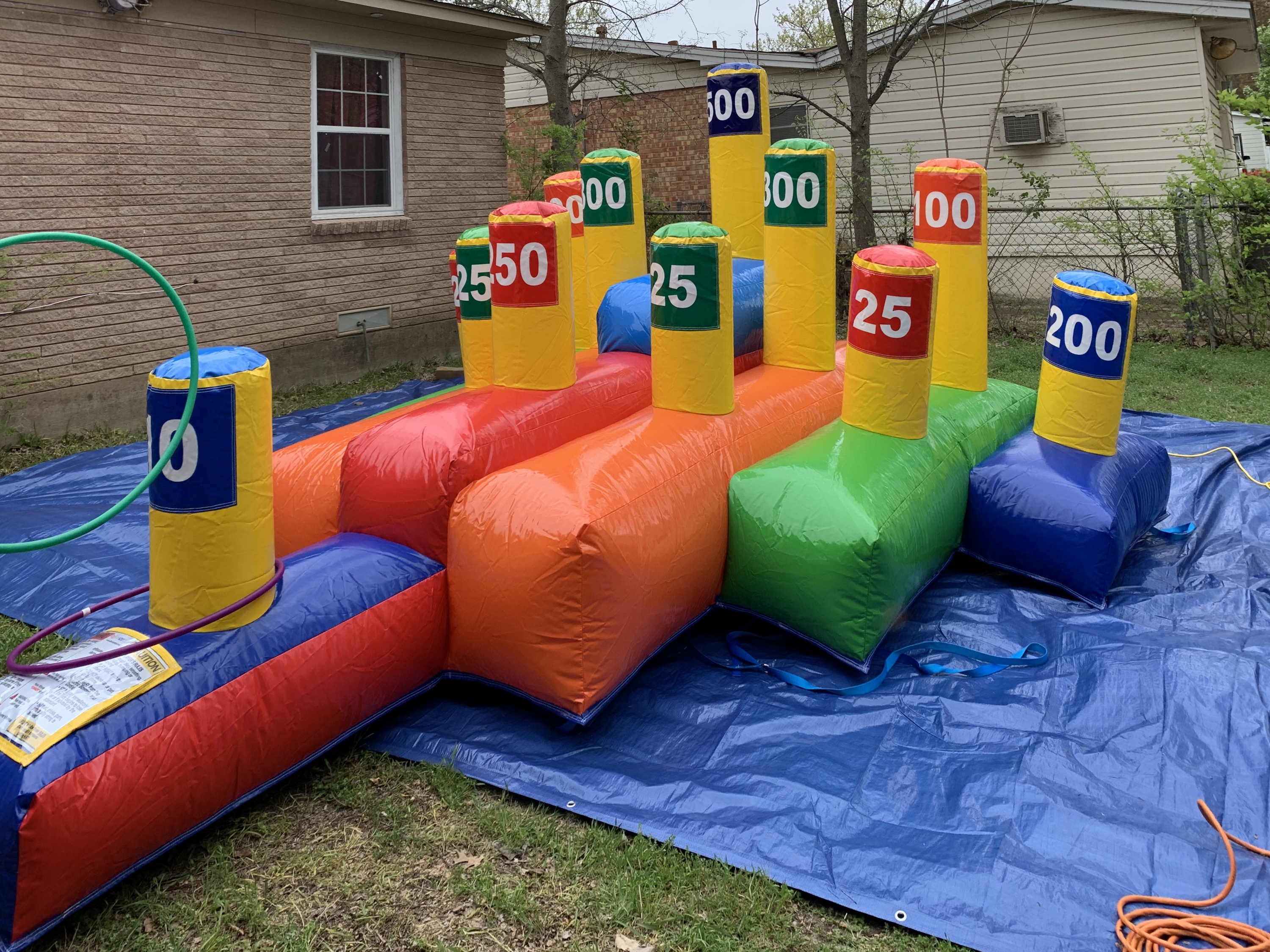 Hula Hoop Toss inflatable game rental